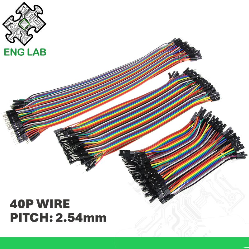ENGLAB★10cm/20cm/30cm 40Pins Jumper Wire DuPont Wire (MaleFemale MM F