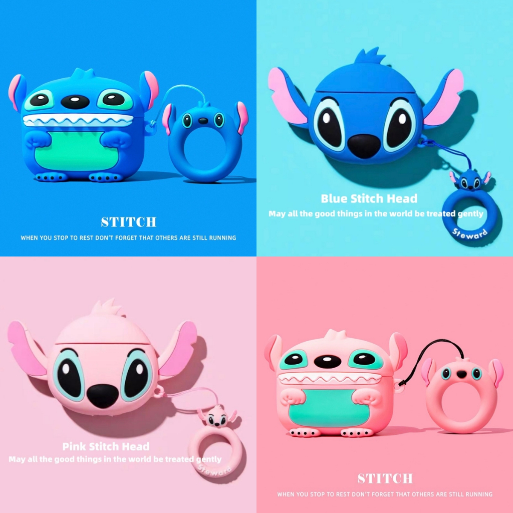 Disney Stitch Airpods Pro Case Cute Airpods 3 Case Cartoon Airpods