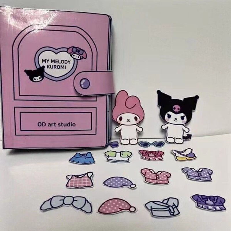 Quiet Book Sanrio Doudou Book Educational Homemade Kuromi Book Melody ...