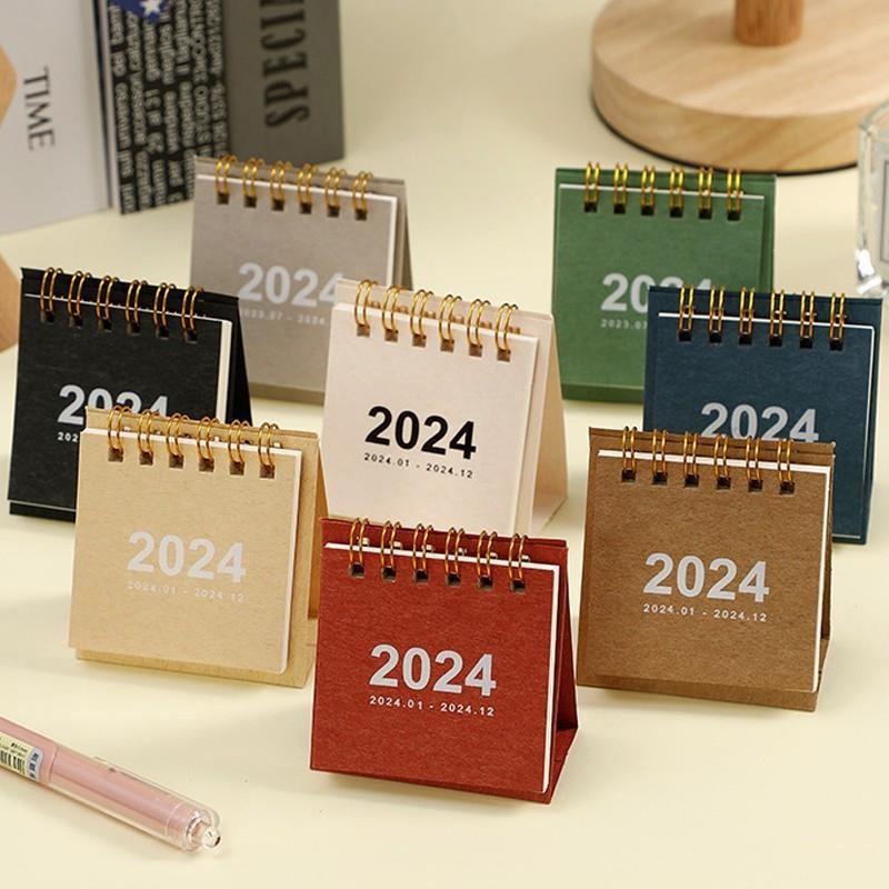 2024 Mini Student Creative Desktop Calendar portable mini calendar