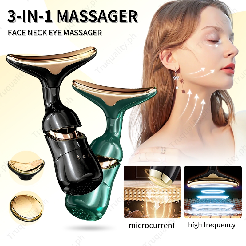 Electric Massager for facial 3 IN 1 Electric Face Roller Massager ...