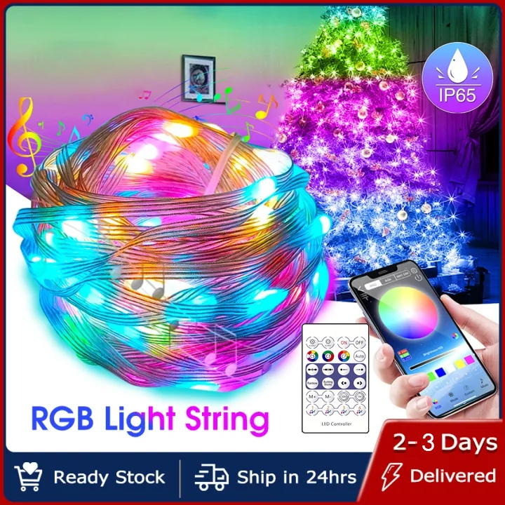 LED Strip Lights Vocoal String Light USB RGB Fairy Light APP Bluetooth ...