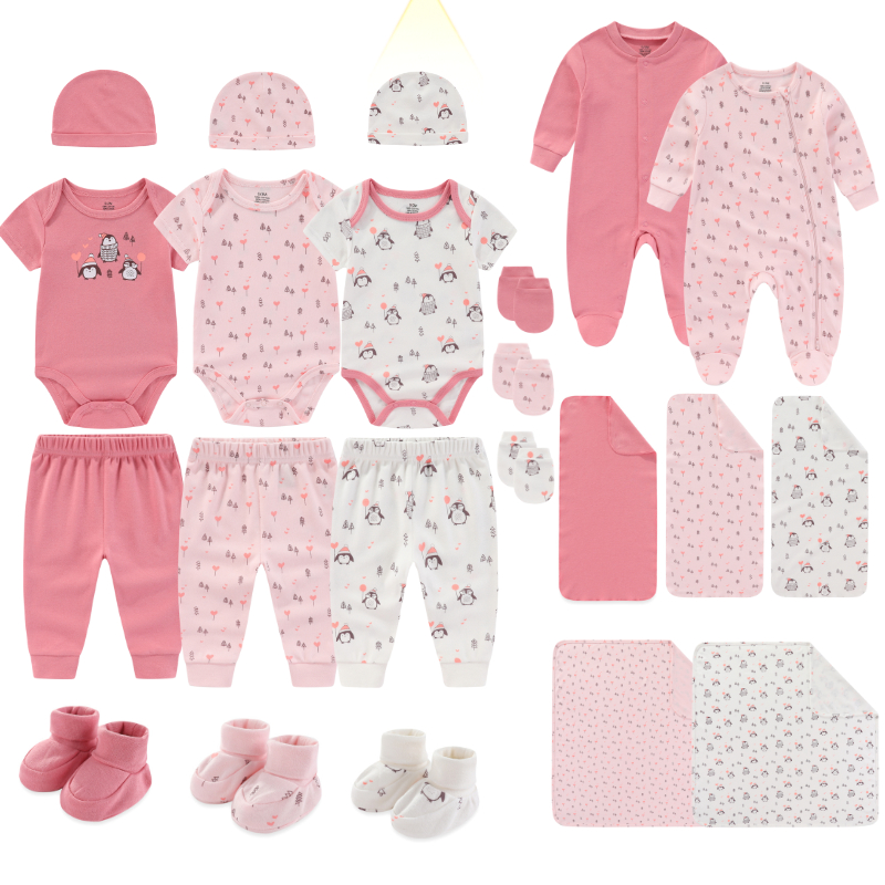 Baby girl Newborn my first baby Full suits clothes Collection Terno