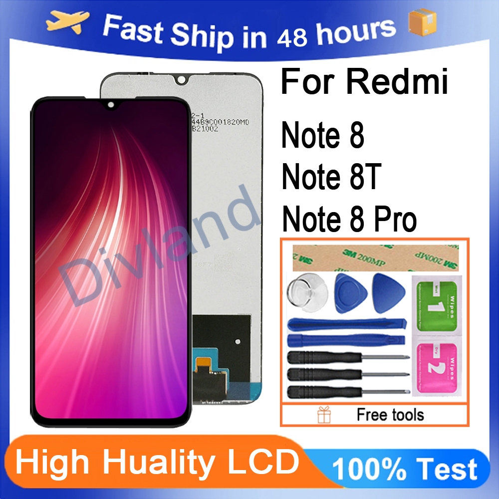 Original Redmi Note 8/Note 8 Pro/Note 8T LCD Display Touch Screen ...