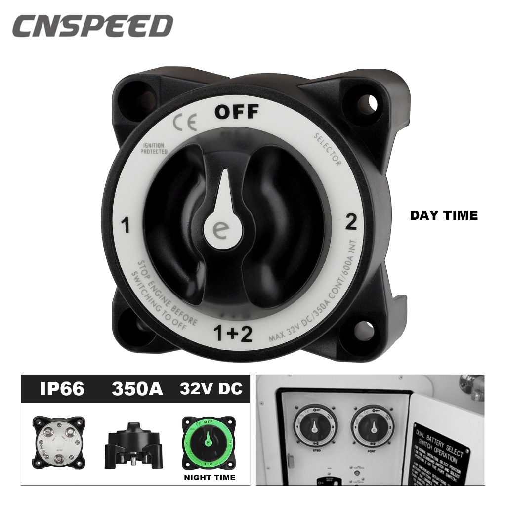 Luminous 32V 350A 2 Battery Disconnect Switches AFD 4 Position Isolator