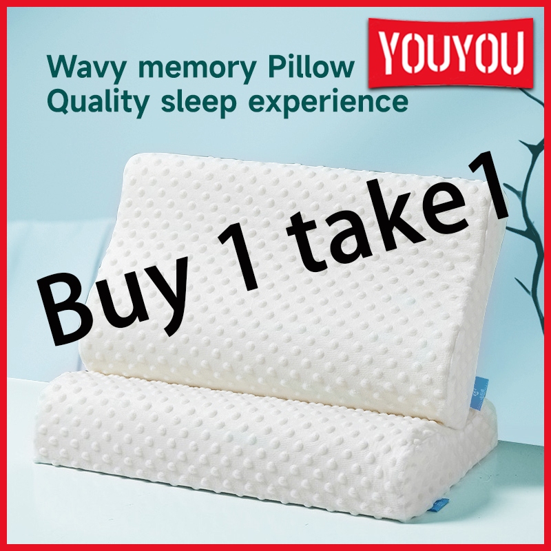 YOUYOU Memory cotton orthopedic Pillow large 1pc Sleeping Cervical