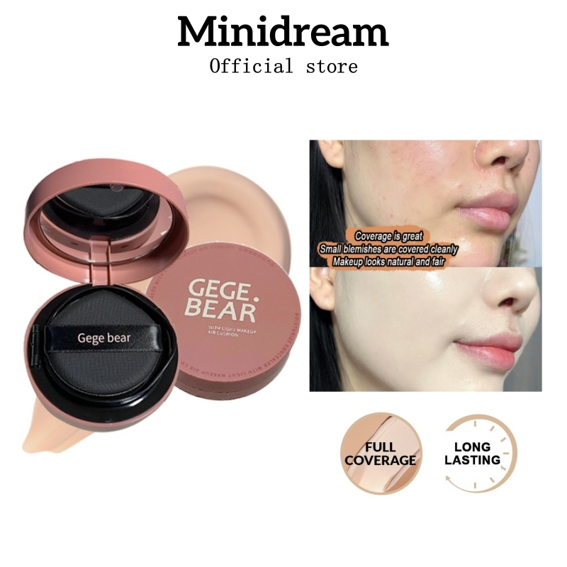 GEGE BEAR Waterproof Oil Control Face Cushion Foundation Concealer ...