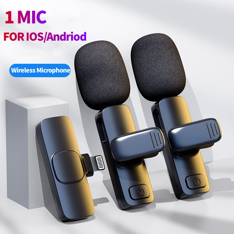Microfono Lavalier Wireless BOYA Boyamini - Mini Microfono Con Custodia Di Ricarica, Riduzione Rumore E Voci AI Per Content Creator TikTok E YouTube