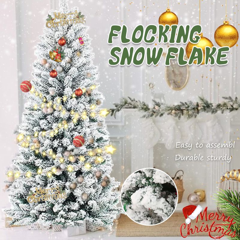 Muonly Slim white Christmas Tree 8ft/7ft/6ft/5ft/4ft Metal Stand Home