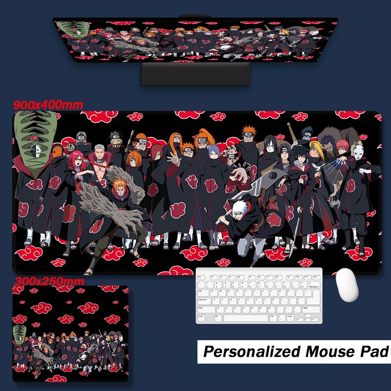 NARUTO Akatsuki Mouse pad Extended Gaming Mousepad Large Deskmat ...