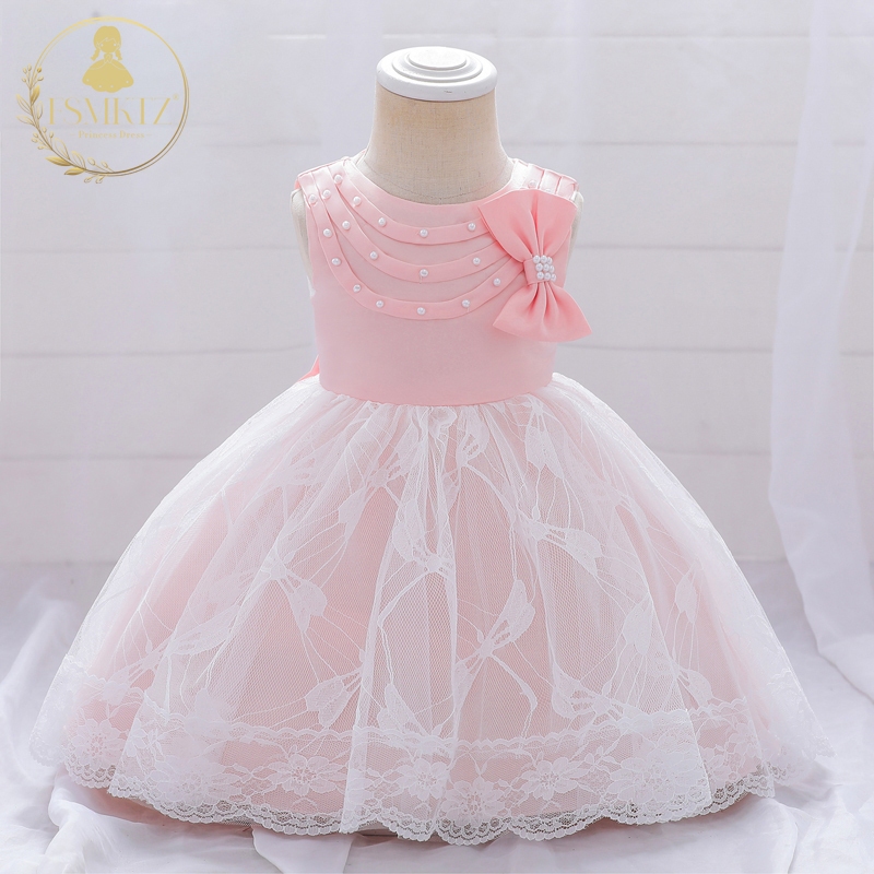 Girl Formal Dresses Children's Christening Dresses Baby Birthday Dresses