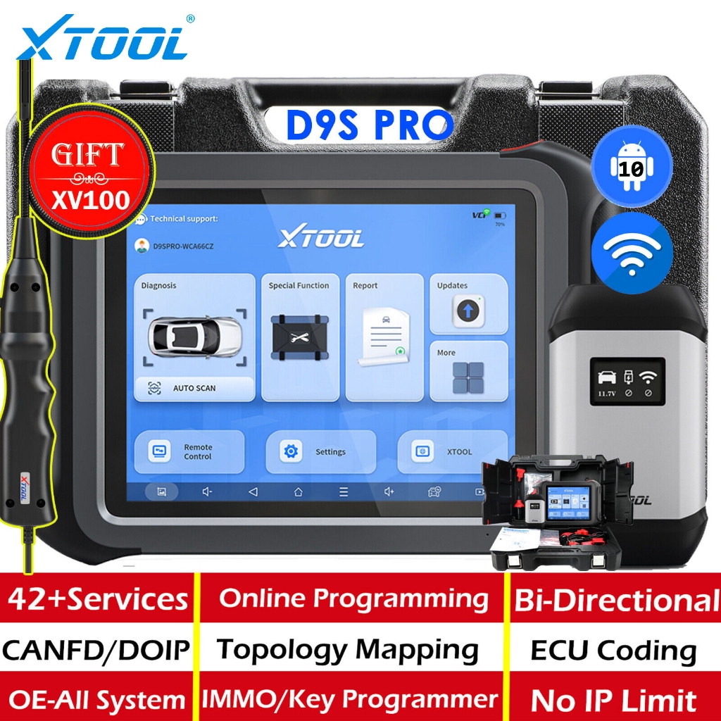 XTOOL D9S PRO OELevel Obd2 Bluetooth Obd2 Scanner Car Scanner Car