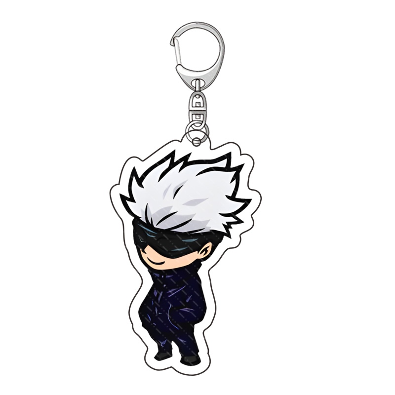 Jujutsu Kaisen Keyring Anime Keychain Gojo/Nanami Kento Key Chains ...