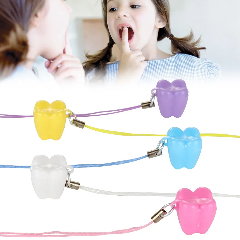 10Pcs Baby Tooth Box Tooth Shape Kids Milk Teeth Storage Boxes Child ...
