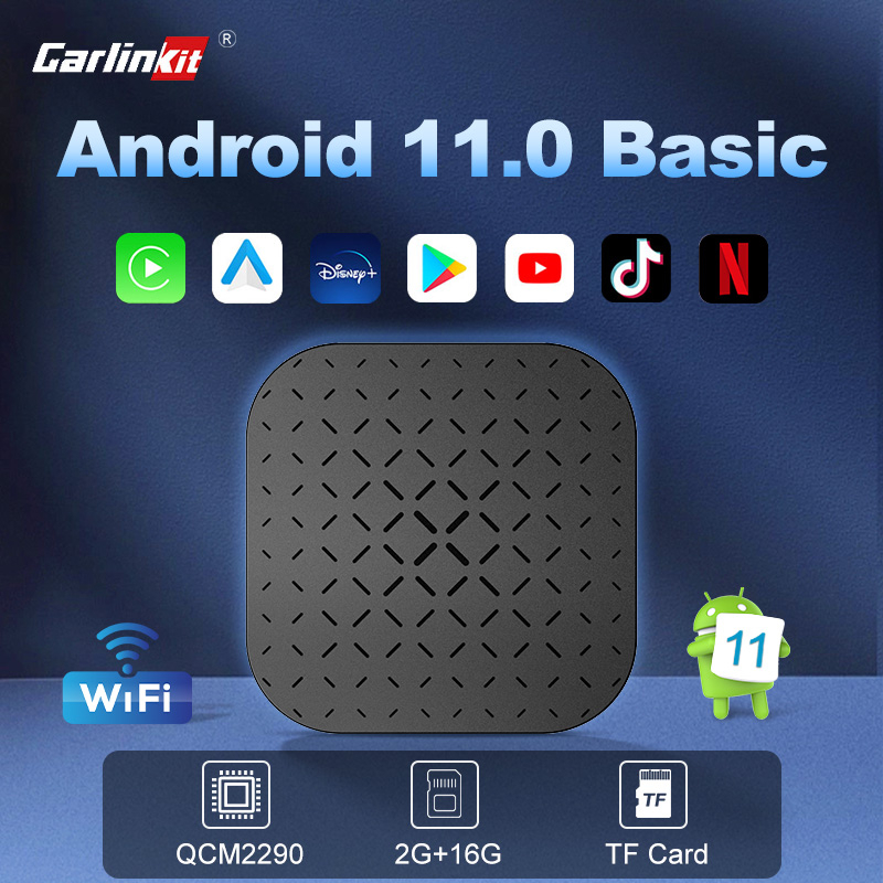 CarlinKit TBox Basic Android 11.0 Wireless CarPlay Android Auto Mini