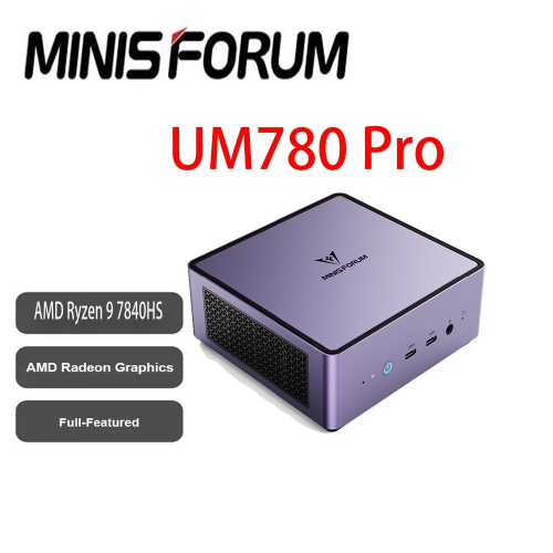 Minisforum UM780Pro Sharp Dragon 7-7840HS Mini Computer Small Host Game ...