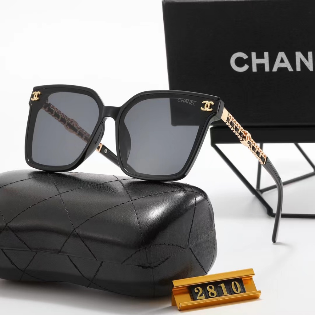 2023 New Fashion High-end Square Sunglasses Women CHAN Brand Designer ...