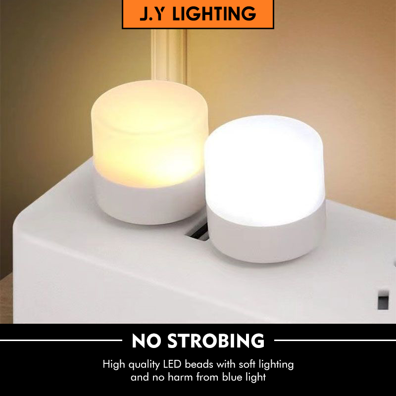 Mini LED Light USB Portable Dim Light Night Bedroom No Strobe Warm ...