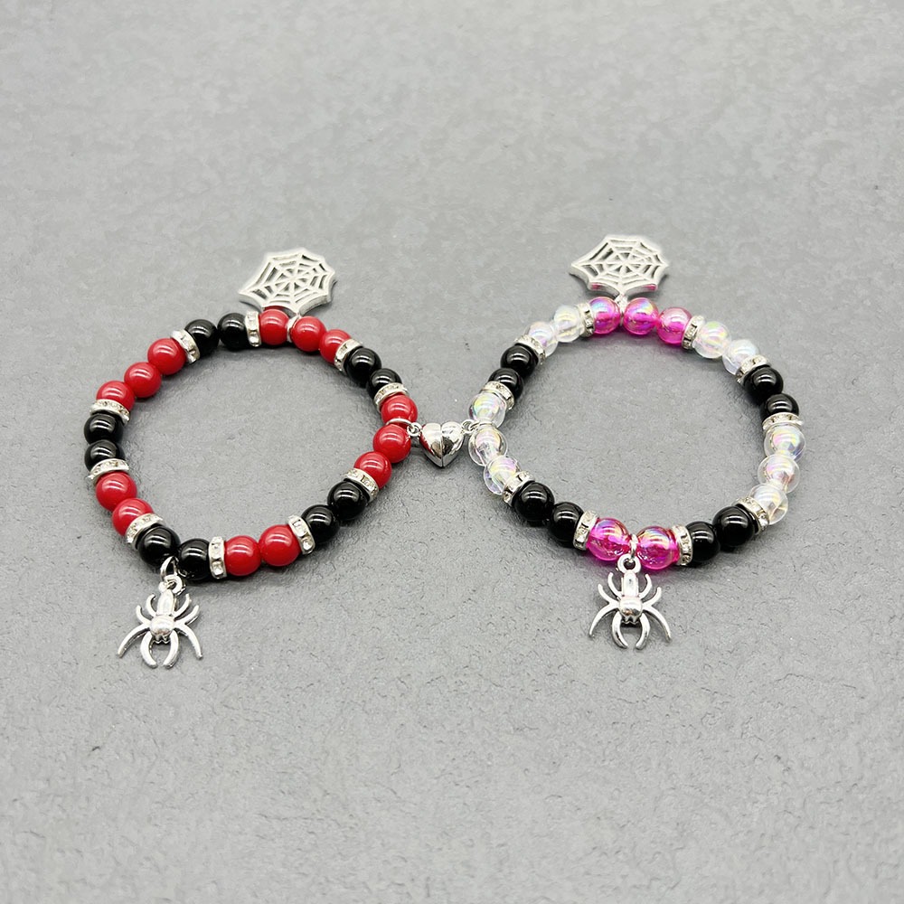 2Pcs/Set spiderman couple bracelet | miles and gwen bracelet | Me and ...