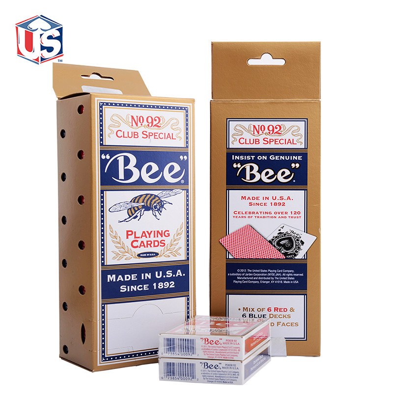 Bee playing cards standard size by Uspcc Made in USA 1 deck | Shopee ...
