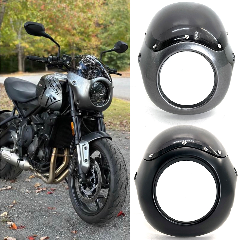 Grille De Protection Pour Radiateur De Moto Triumph Trident 660 - Modèles 2021, 2022, 2023, Couleur Noire