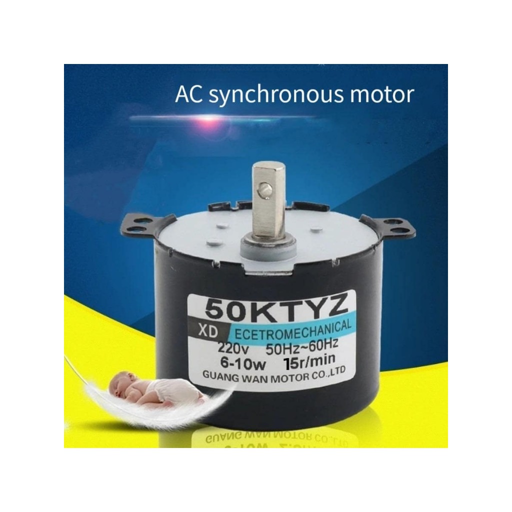 AC220V/24V 130r/min Permanent Synchronous Motor Positive and
