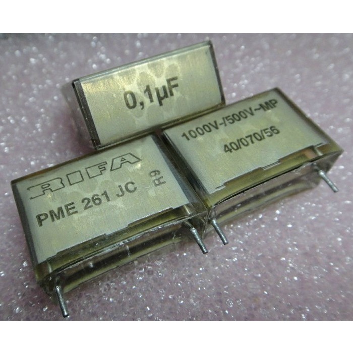 Condensateur RIFA PZB 0.15µF + 2x 3.3nF X2/Y2 275V - Neuf, Pour électronique, Filtre Sécurité