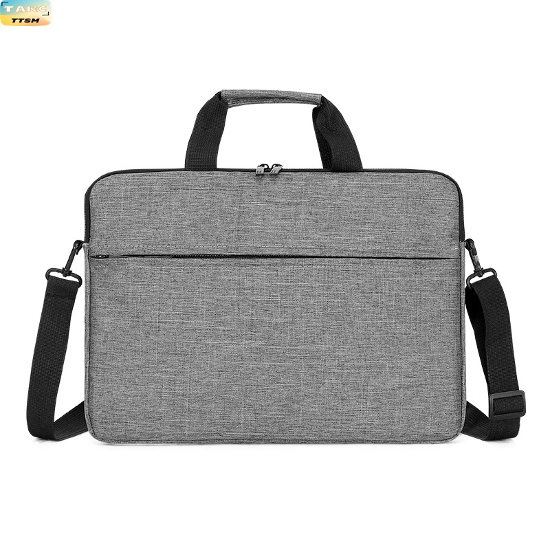 TTSM 13inch Gray Laptop Bag Sling Laptop Tote Bag with Compartment