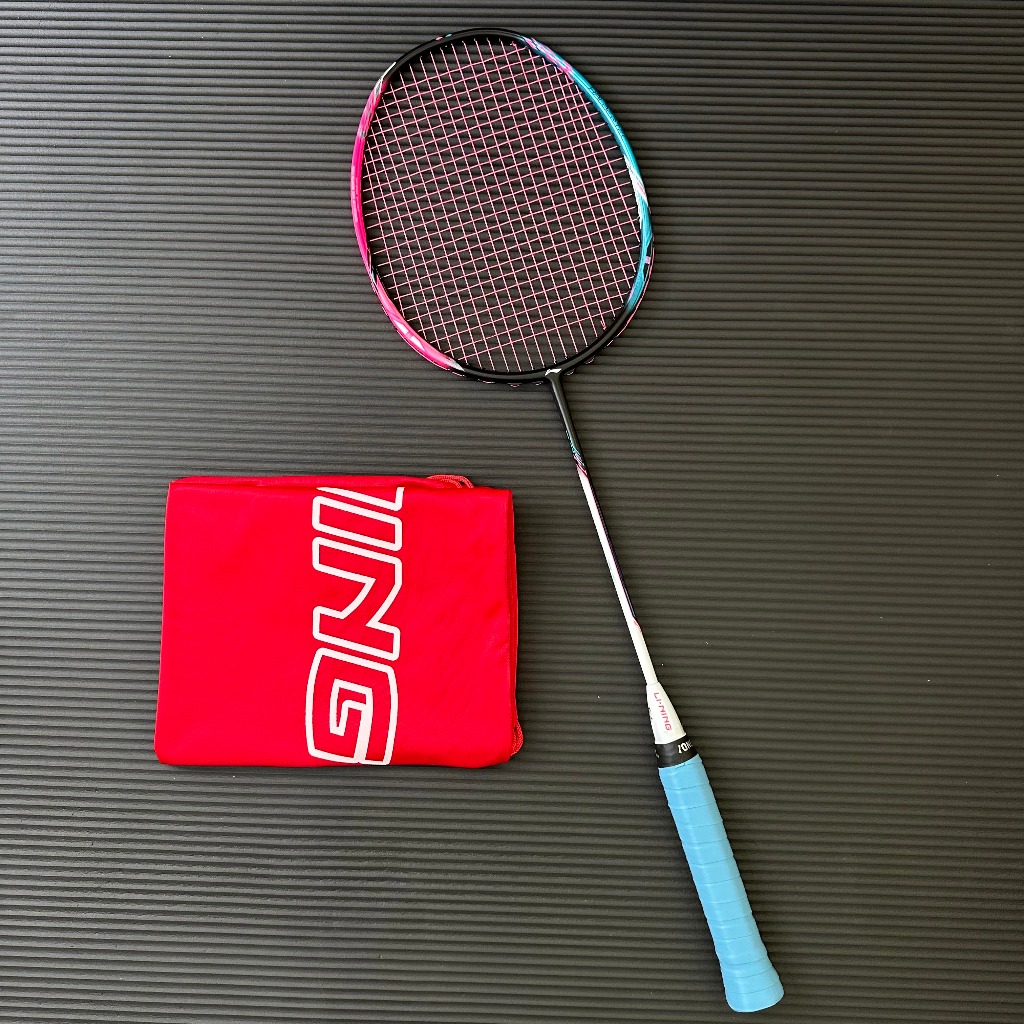 【Ready Stock】 Li Ning Badminton Racket HALBERTEC 8000 Professional
