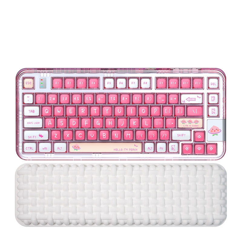 【Available in stock】CoolKiller CK75 full of peach gas transparent pink