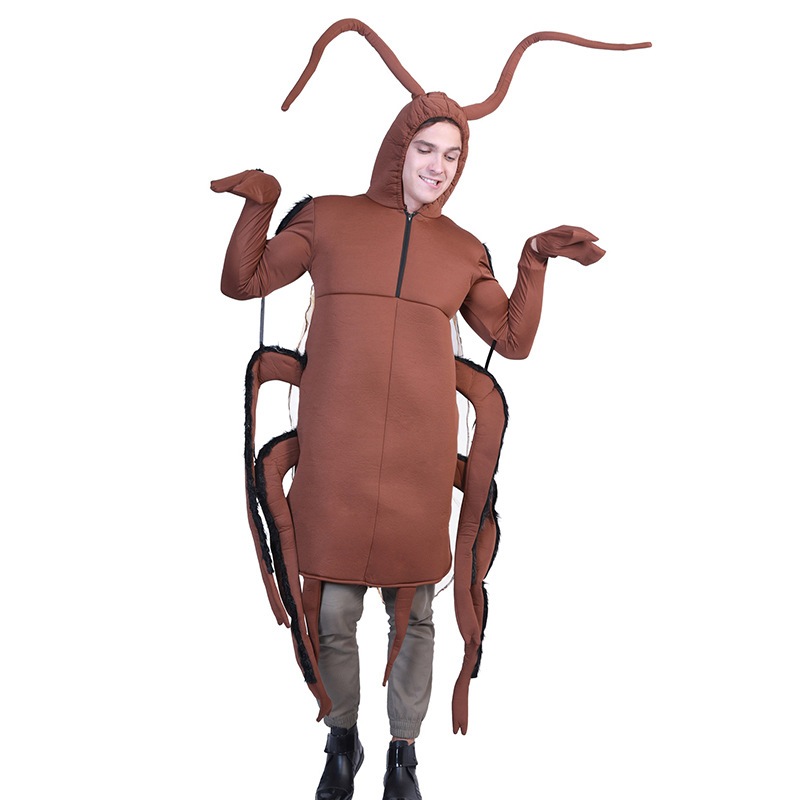 Ready Stock Funny Adults Costumes Cockroach Dress up Insect Cosplay ...