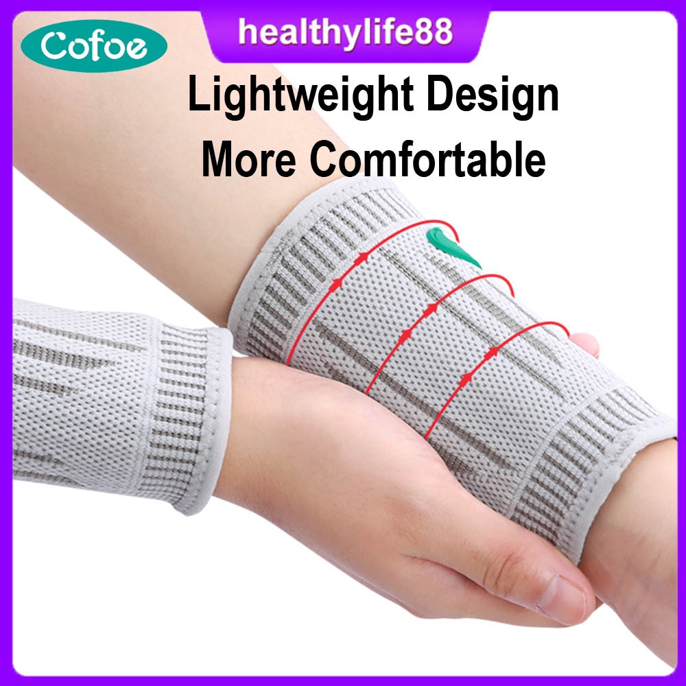 Cofoe Selfheating Wrist Sleeve Far infrared Therapy Wristband