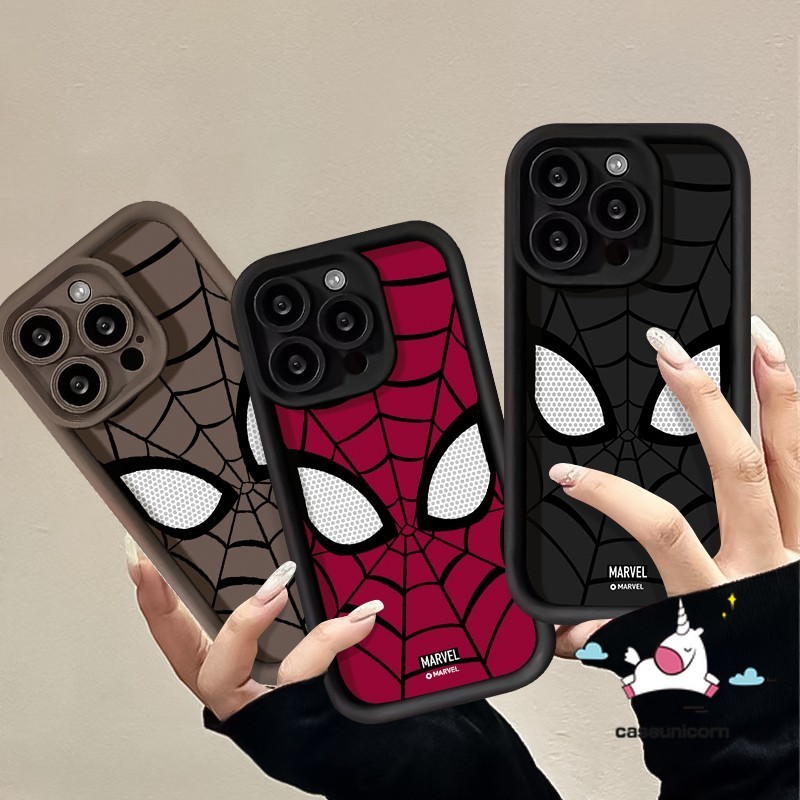 Fashion Brand Marvel Cool Spider-Man Eyes Case Compatible For IPhone 13 ...