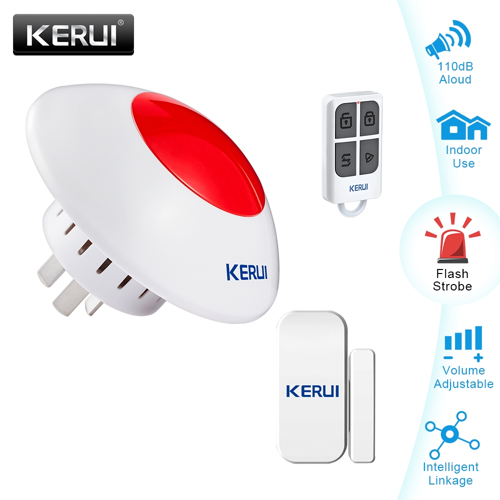 KERUI Standalone Home Office & Shop Security Alarm System Kit,Wireless ...