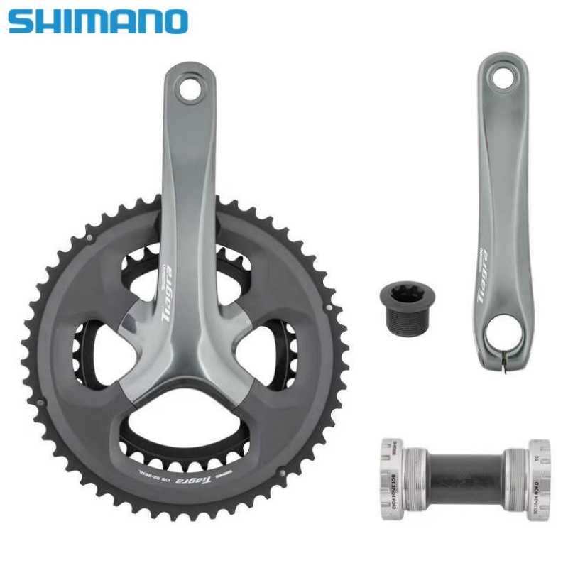 Shimano Tiagra FC-4700 Crankset - 165mm 50/34T Road Bike Cranks