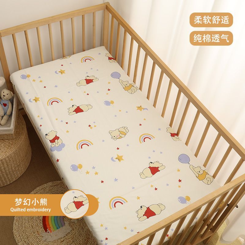 Cotton Crib Fitted Sheets【Customizable】 baby bed sheet baby bedding