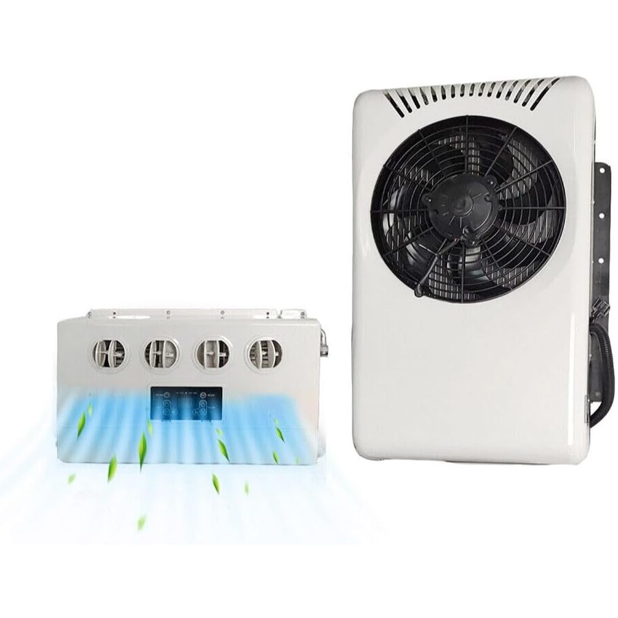 Treeligo 12V DC Air Conditioner, 7200BTU Electric Split Packing Conditioning Unit for RV Car
