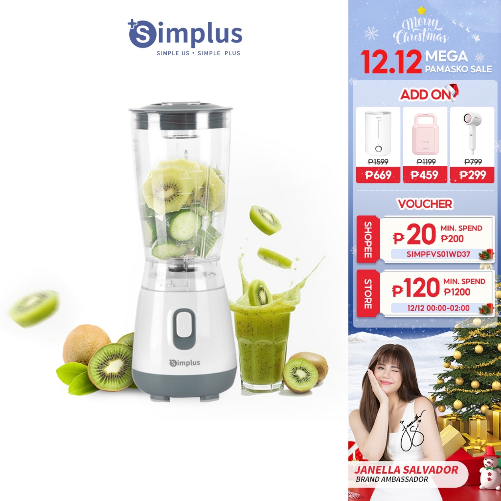 Simplus Blender 250W Professional Kitchen Blender For Shakes And