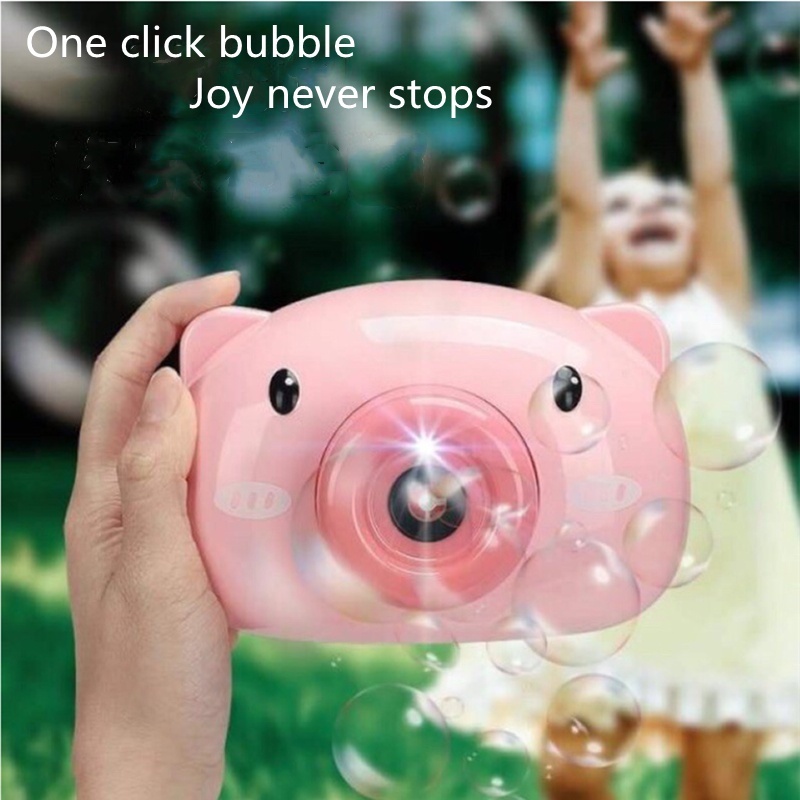 Kids Camera Bubble Machine Electronic Toys Cute Pig Cute Pig TOY TOY ...