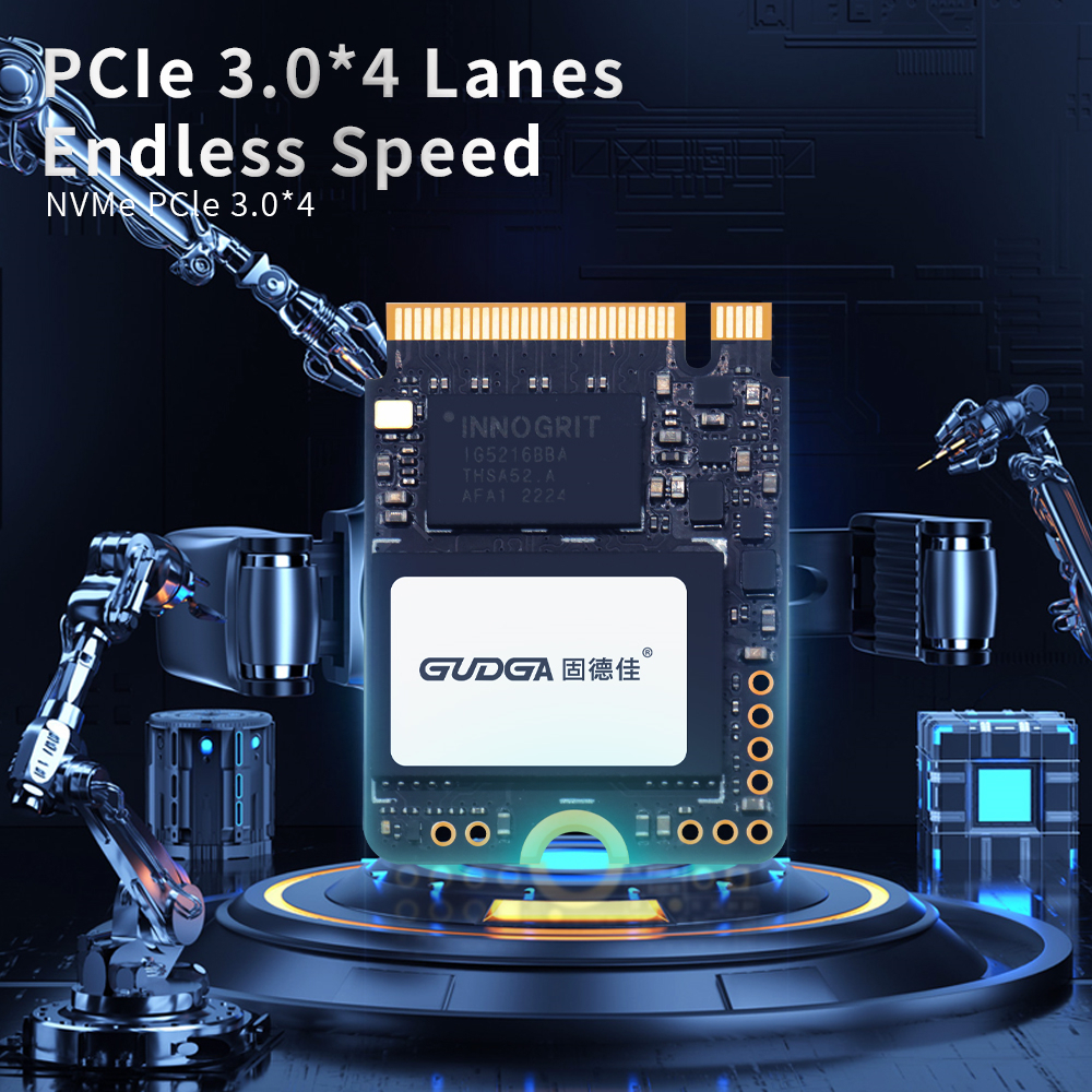 GUDGA M.2 SSD 2230 NVMe 1TB 512GB PCIe Gen 3x4 Ssd for Steam Deck ...