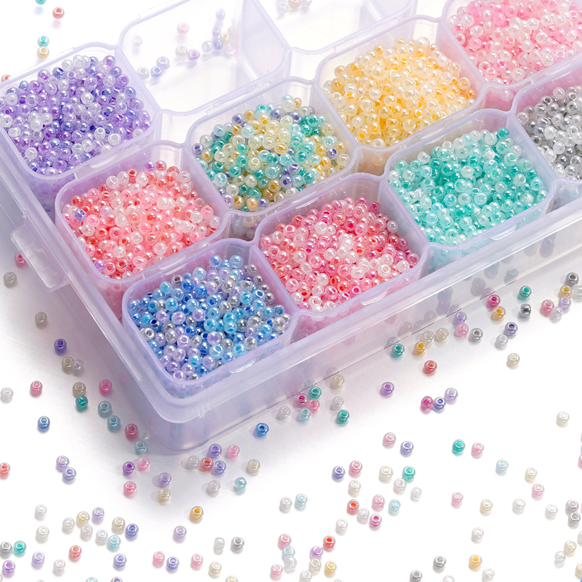 St. kunkka High Quality 2mm About 1050Pcs Cream Very Cute Mixed Color ...
