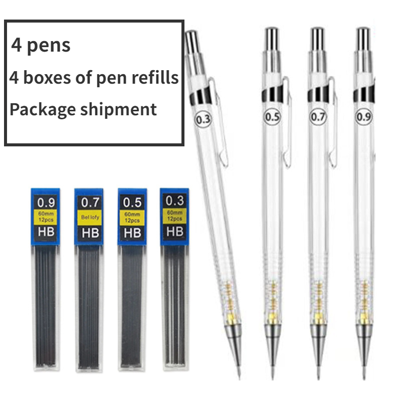 Mechanical Pencils Supplies 0.3/0.5/0.7/0.9mm HB Refills Quality