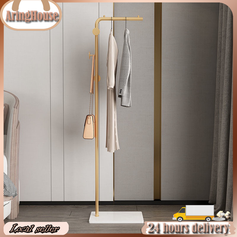 7 Letter Type Clothes Rack Stand Metal Coat Rack Bag Hat Shelves Rack ...