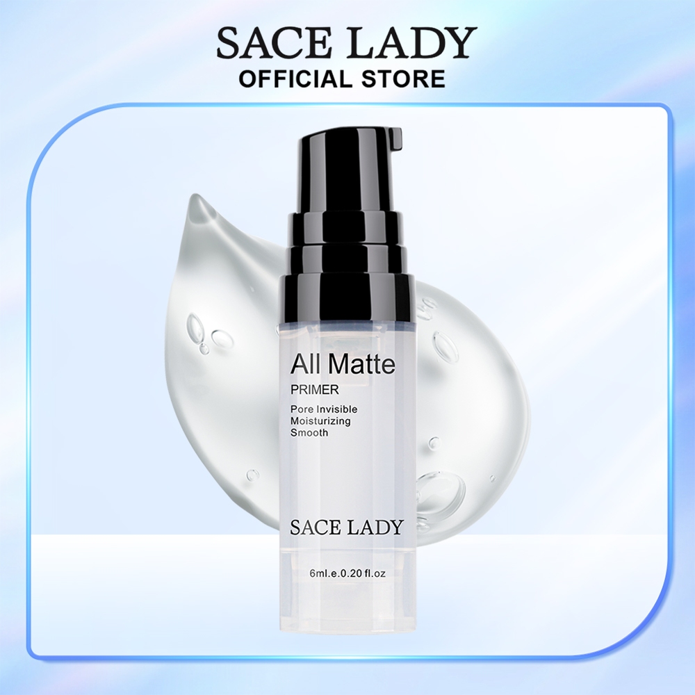 SACE LADY Clear Gel Face Primer Makeup Base Long Lasting Invisible Pore  Smooth Primer Oil-Control Surface Primer 6ml