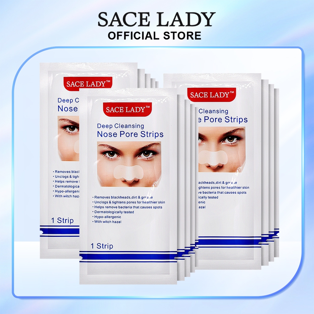 SACE LADY 14 Pcs Deep Cleansing Nose Strips Blackhead Remover Nose