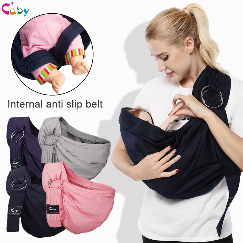 Laguna Shipped] CUBY Ring Sling Baby Carrier Portable Breathable Baby  Carrier 3D Mesh Fabric Easy Toddler Carrier Adjustable Easy Carrying  Comfortable Shoulder Straps Baby Wrap Carrier for Newborn up to 0-24 Months