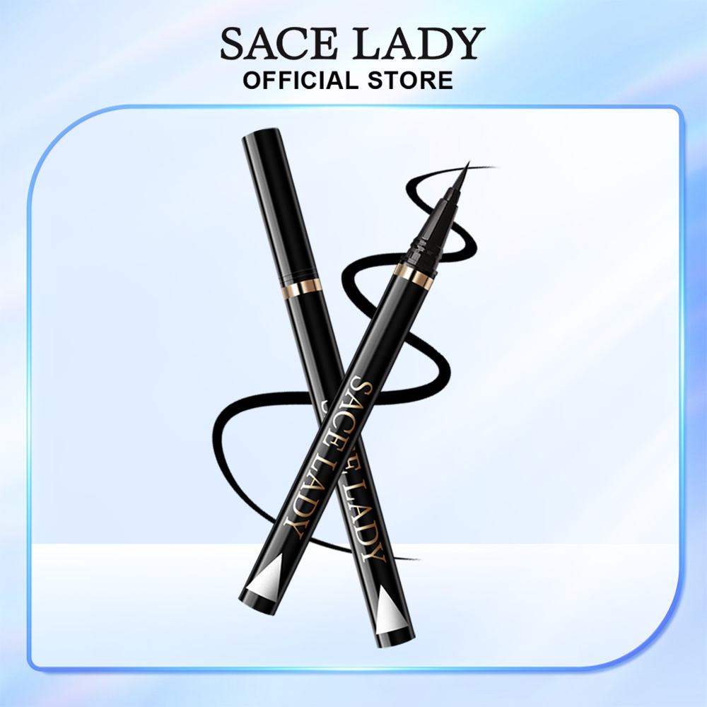 Sace Lady Ultra Black Eyeliner Pen Waterproof Long Lasting Intense Color Eyes Makeup Shopee 