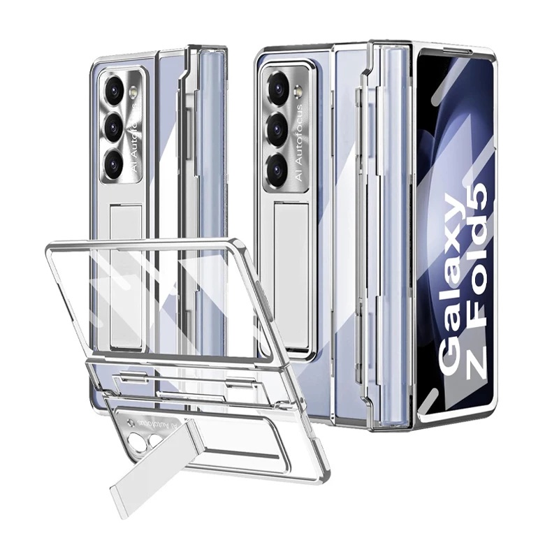 Case For Samsung Galaxy Z Fold 7 6 5 4 3 Hinge Transparent Bracket All ...