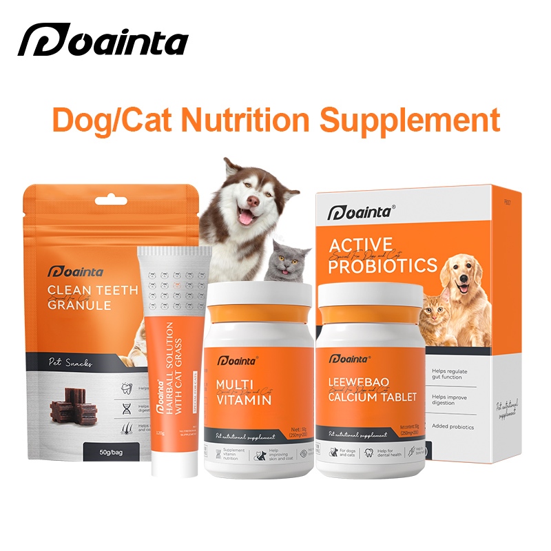 PUAINTA Pet Nutrition Supplement for Cat and Dog Probiotics