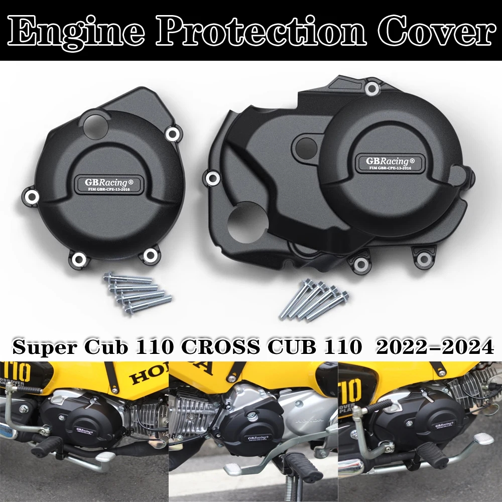 Motorcycle Engine Cover Sets For Honda Cross Cub 110 CC110 2023 2024 ...